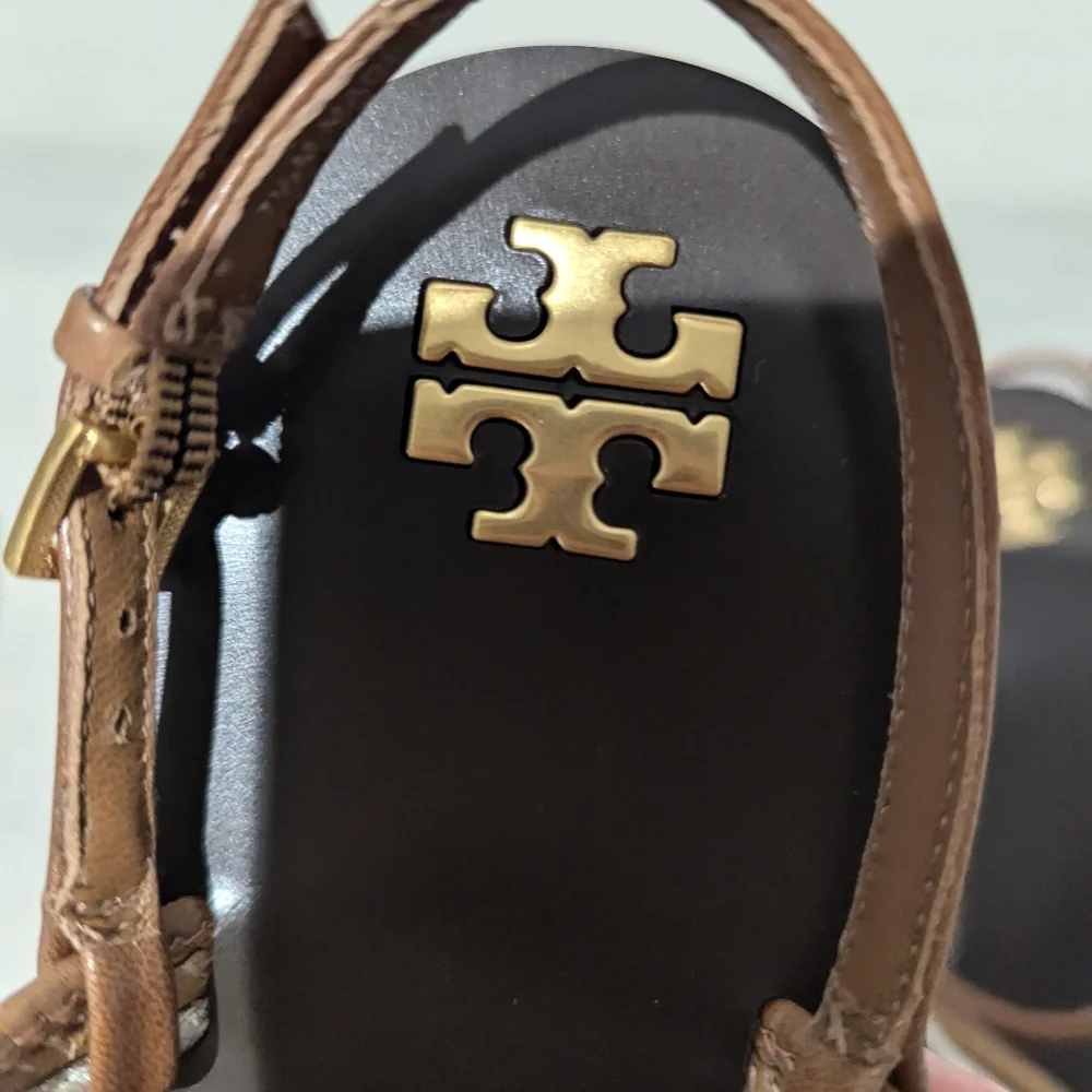 Tory Burch Capri Beaded Leather Multi-strap Sandal